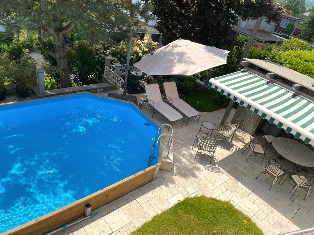 Villa Musica - Studio, Ruhig, Diskret,Mit Grossem Privatem Sitzplatz Lenzburg Bagian luar foto